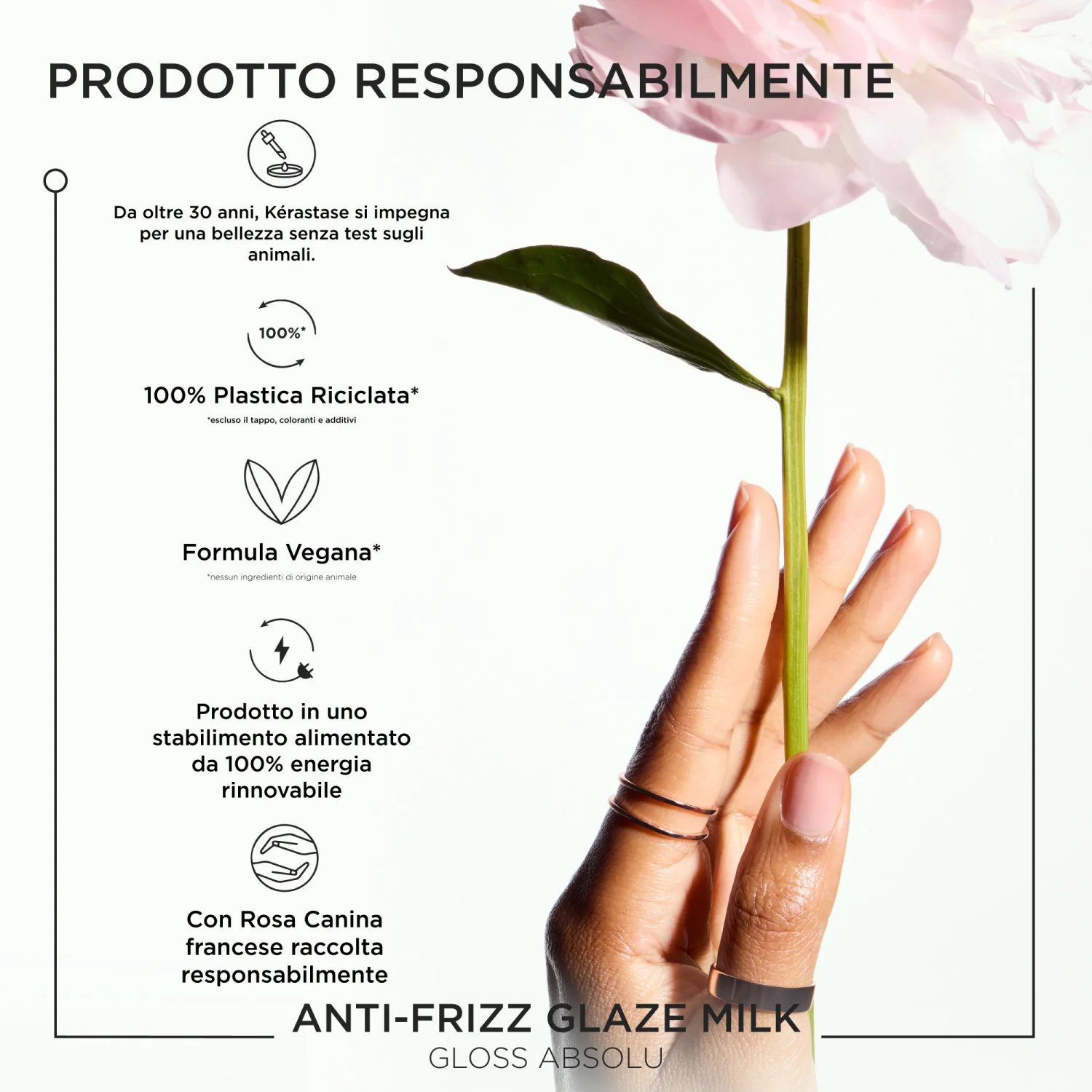 Gloss Absolu Anti-Frizz Glaze Milk - Spray Capelli Styling & Finish