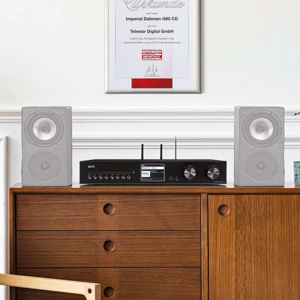 Πολυλειτουργικό σύστημα HiFi Dabman i560CD