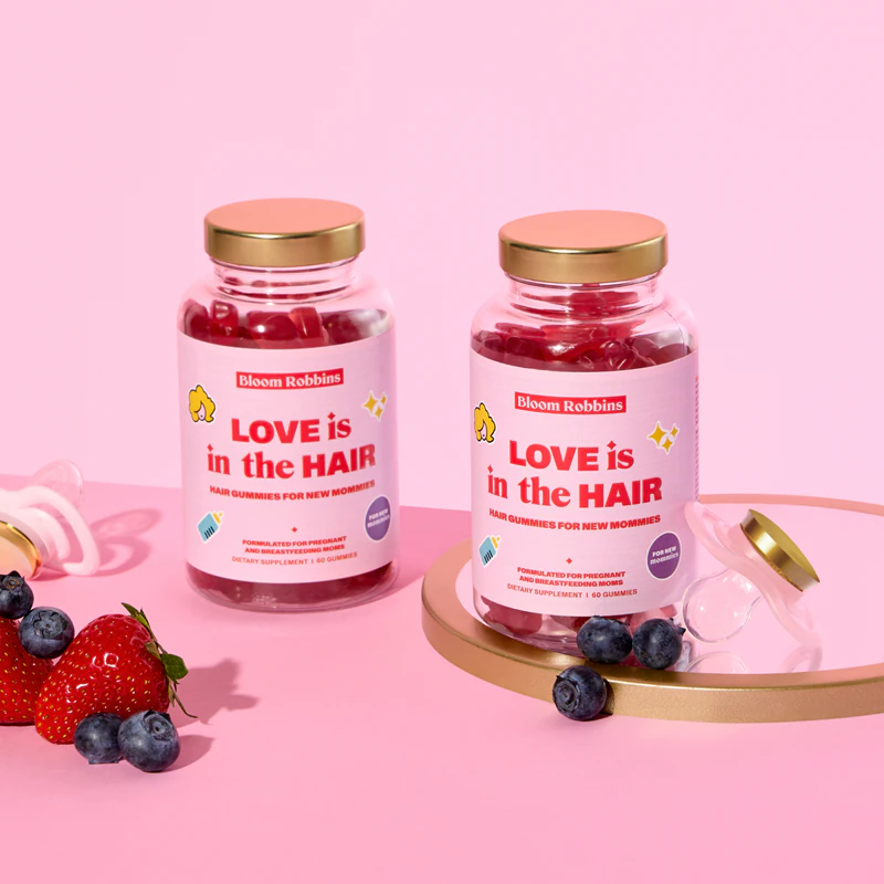 Bloom Robbins LOVE is in the HAIR Haargummibärchen für frischgebackene Mütter Nahrungsergänzungsmittel Haargummibärchen