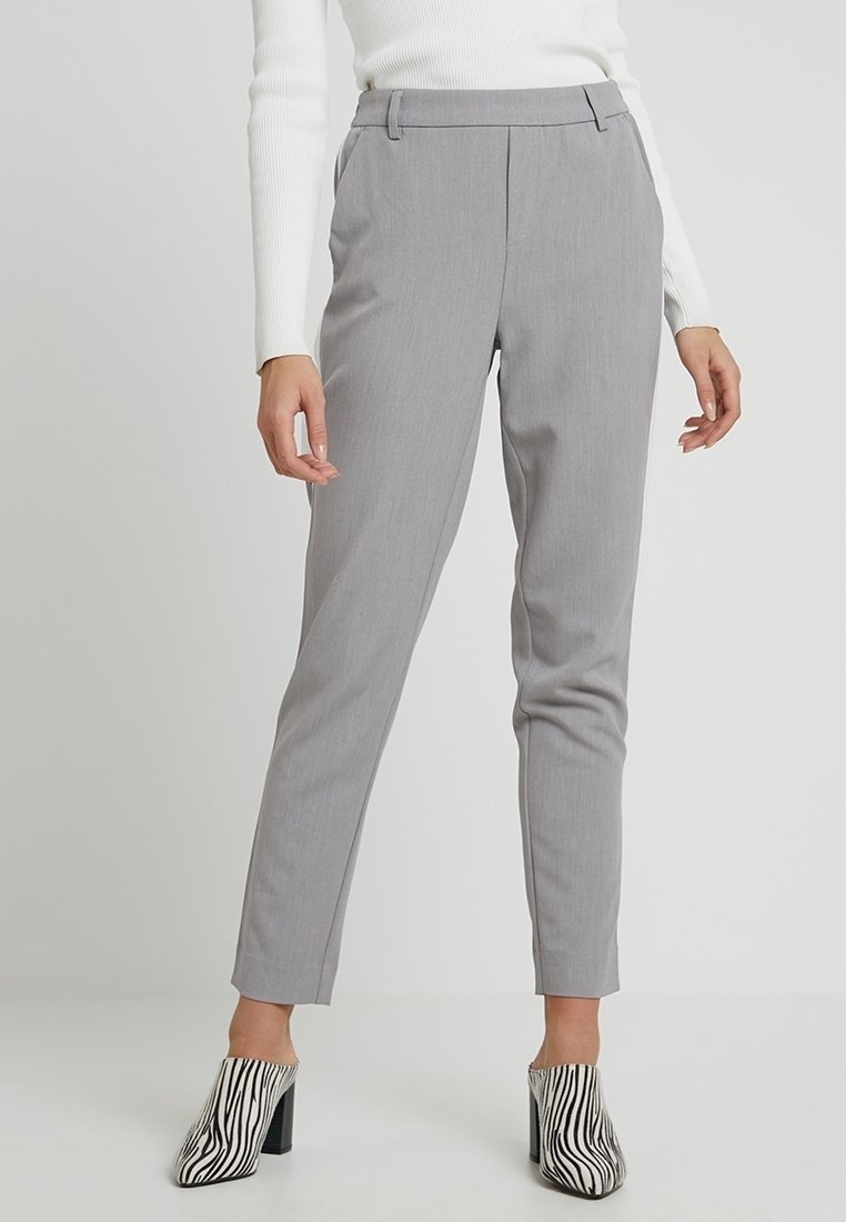 SOLO pantaloni - grigio chiaro screziato