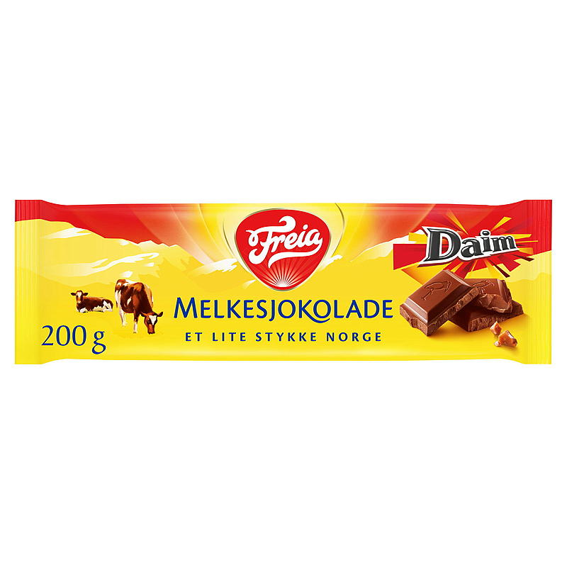 Freia Mjölkchoklad Daim 200 g Freia