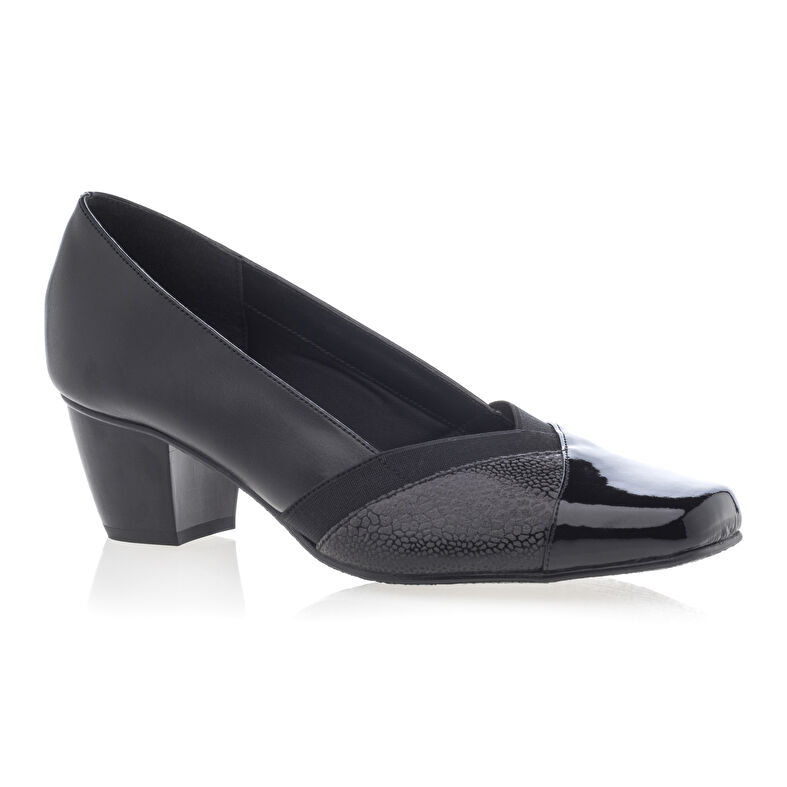 Schwarze Damen-Komfortschuhe