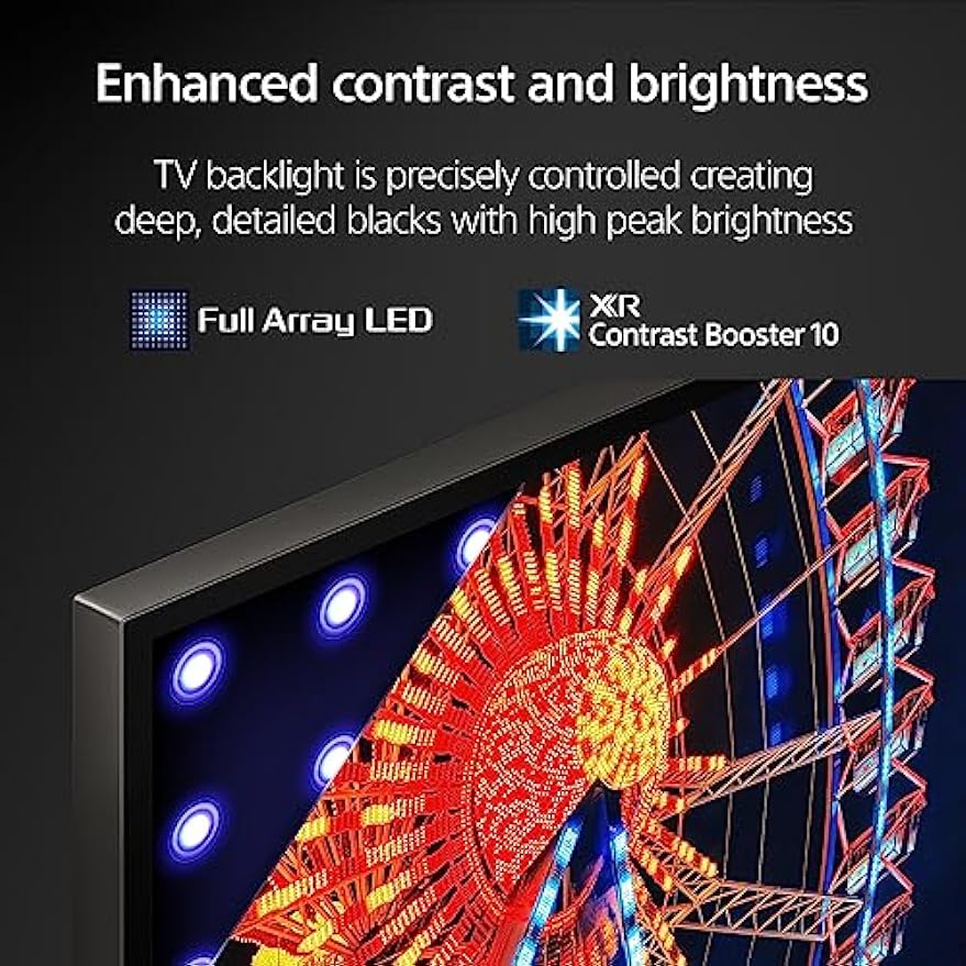 Sonyn 55-tuumainen 4K Ultra HD -televisio X90L-sarja: BRAVIA XR Full Array LED -älytelevisio Google TV:llä, jossa on Dolby Vision HDR ja ainutlaatuisia ominaisuuksia PlayStation® 5:lle XR55X90L -malli vuodelta 2023