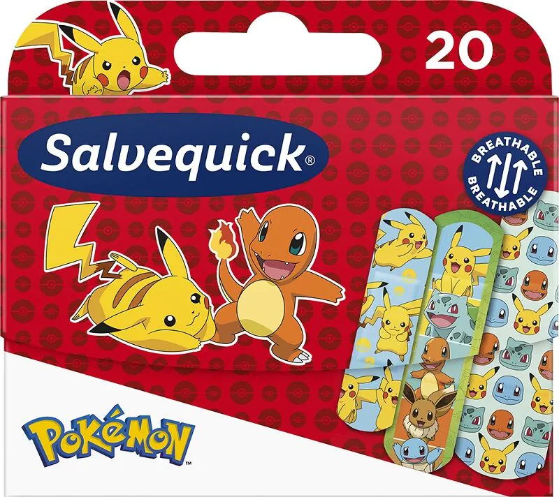 Salvequick Pokemon, Plastry dla dzieci