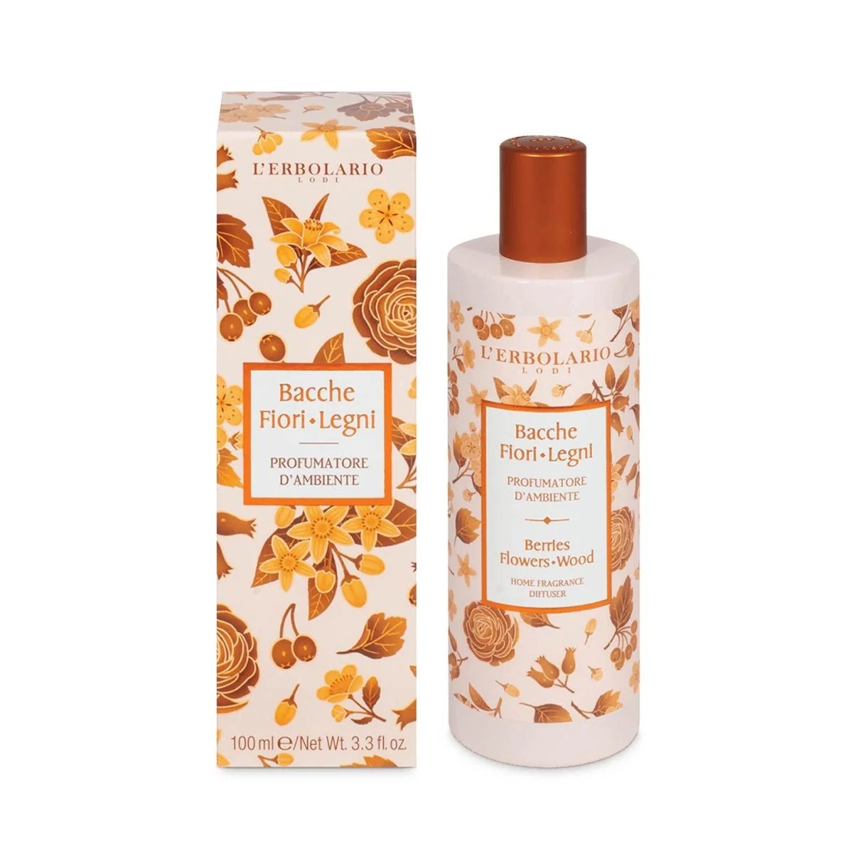 L'ERBOLARIO L'Erbolario Bayas, Flores, Bosques, ambientador 100 ml, fragancia para el hogar
