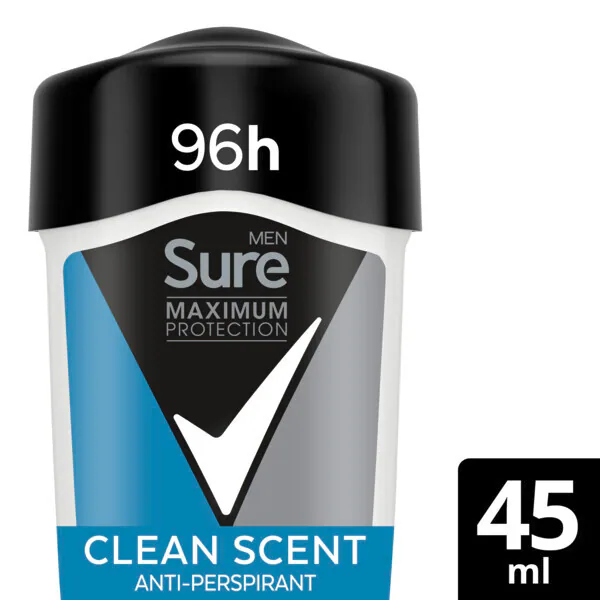 Sure Men Antiperspirant Deo Stick Max Pro Clean Scent 150ml