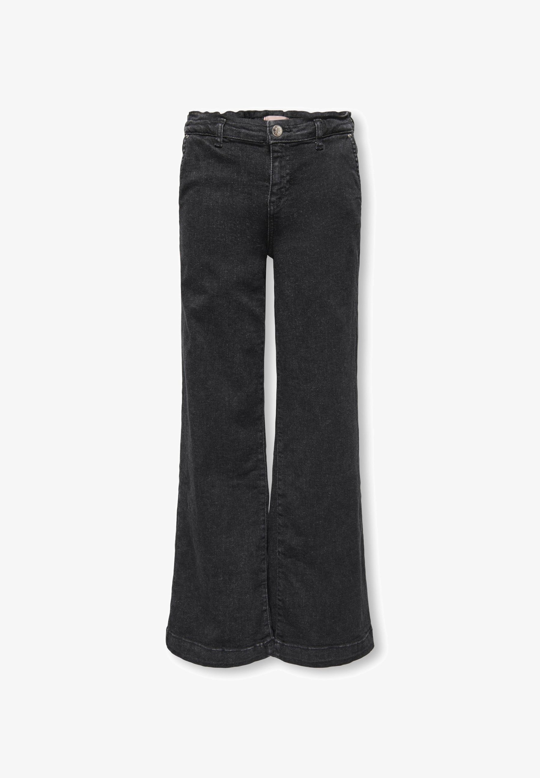 UNIQUEMENT POUR FILLES - Jeans évasés - denim noir