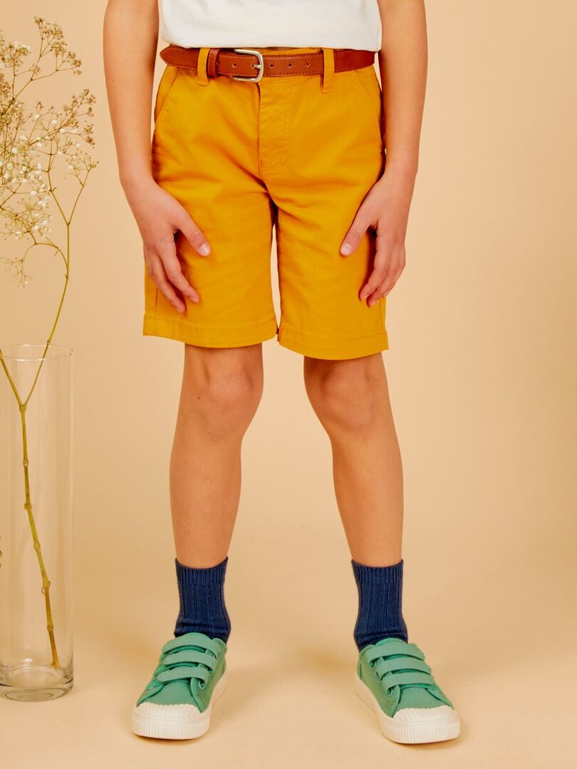 Chino shorts - GEEL