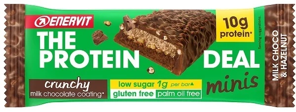 ENERVIT Eiwitreep Enervit De Eiwitdeal Minis Halzen 33 g