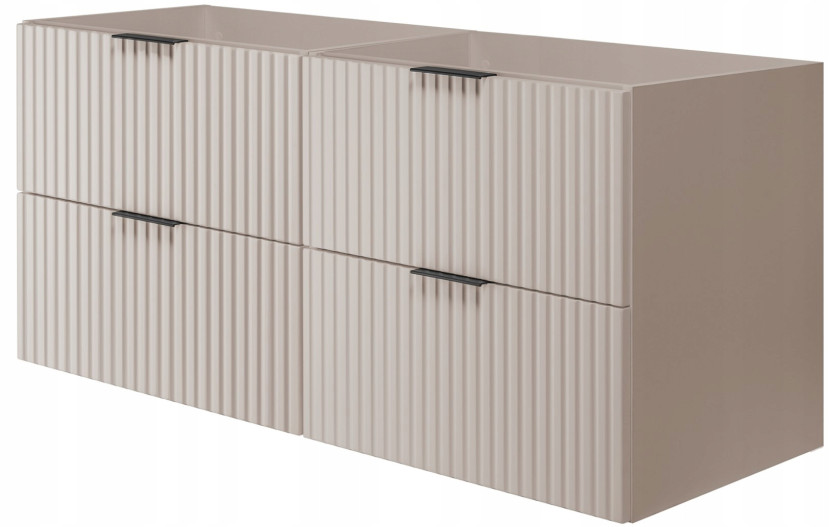 Szafka Pod Umywalkę 120 cm KASZMIR Wisząca RYFLE 4S FLOW