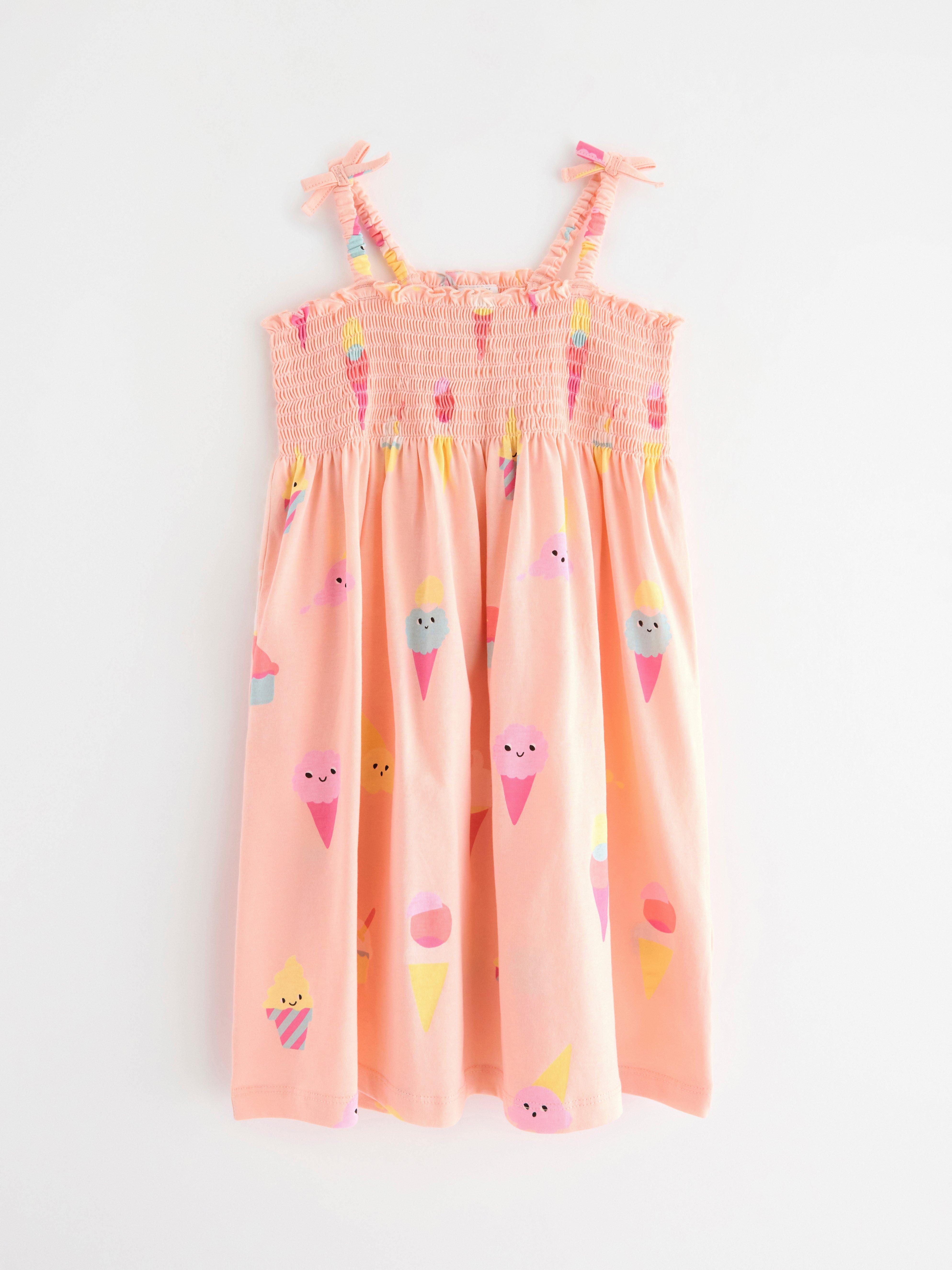 Robe sans manches rose clair