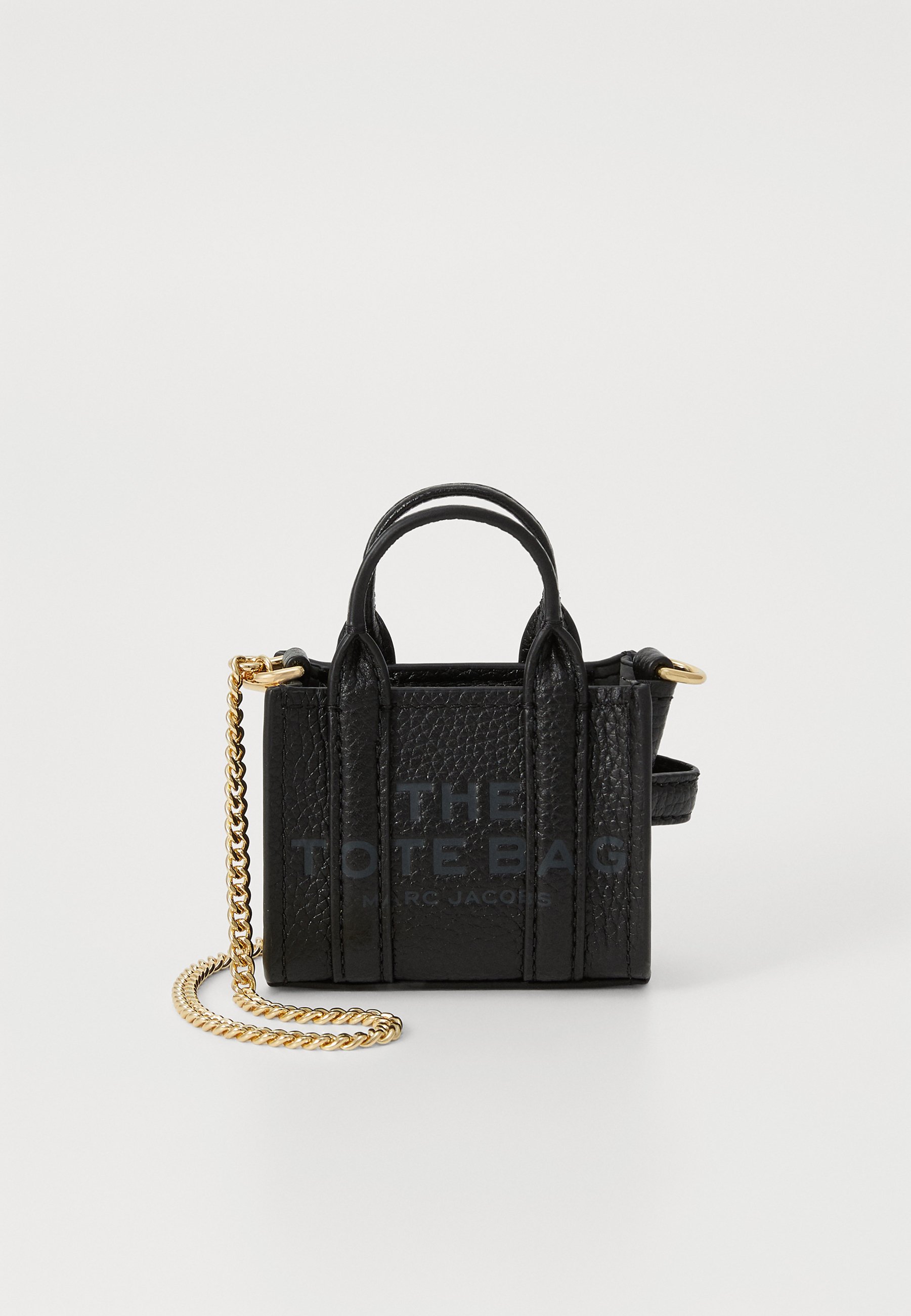MARC JACOBS THE NANO TOTE CROSSBODY - Sleutelhanger - zwart
