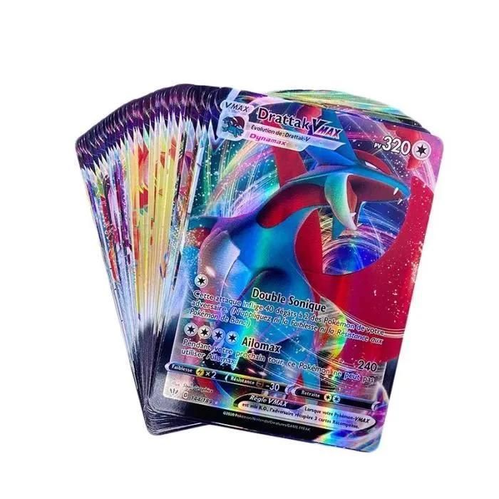 Cartes d'Échange - ZISONIX - Vmax - Lot de 100 - PVC Haute Qualité - Résistantes à l'Eau