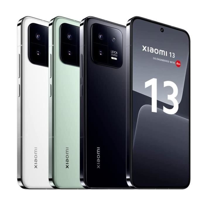 Xiaomi 13 Smartphone 5G 8+256Go Noir Qualcomm Snapdragon 8 Gen 2 Écran AMOLED FHD+ 6,36