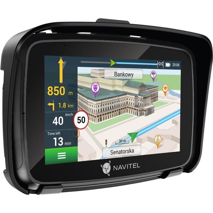 Navigation GPS - NAVITEL - G590 MOTO - Écran 5 pouces - Résolution 800x480 - Bluetooth et USB