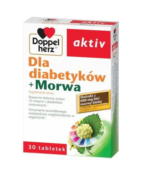 Doppelherz Aktiv Dla Diabetyków + Morwa, Tabletki
