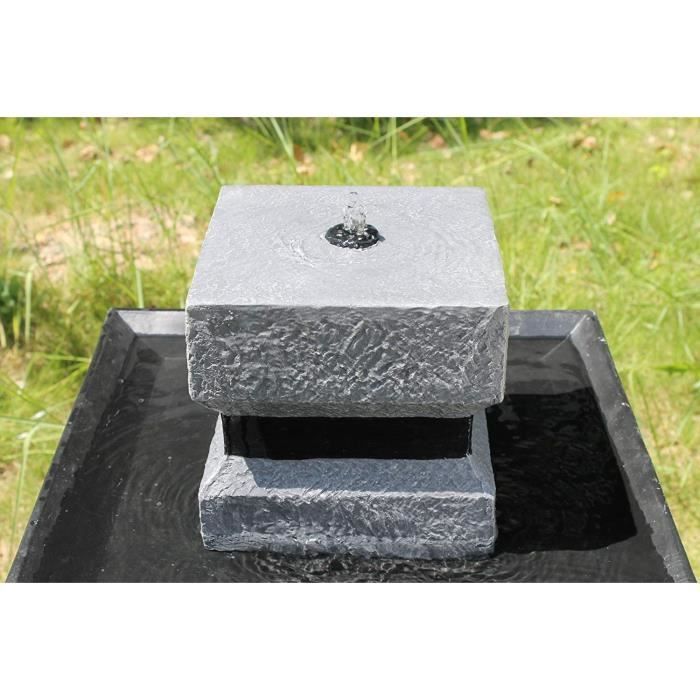 Wehmann Solar Fountain Asia Zengarten Fountain Complete Set for Garden and Terrace Day and Night!!!