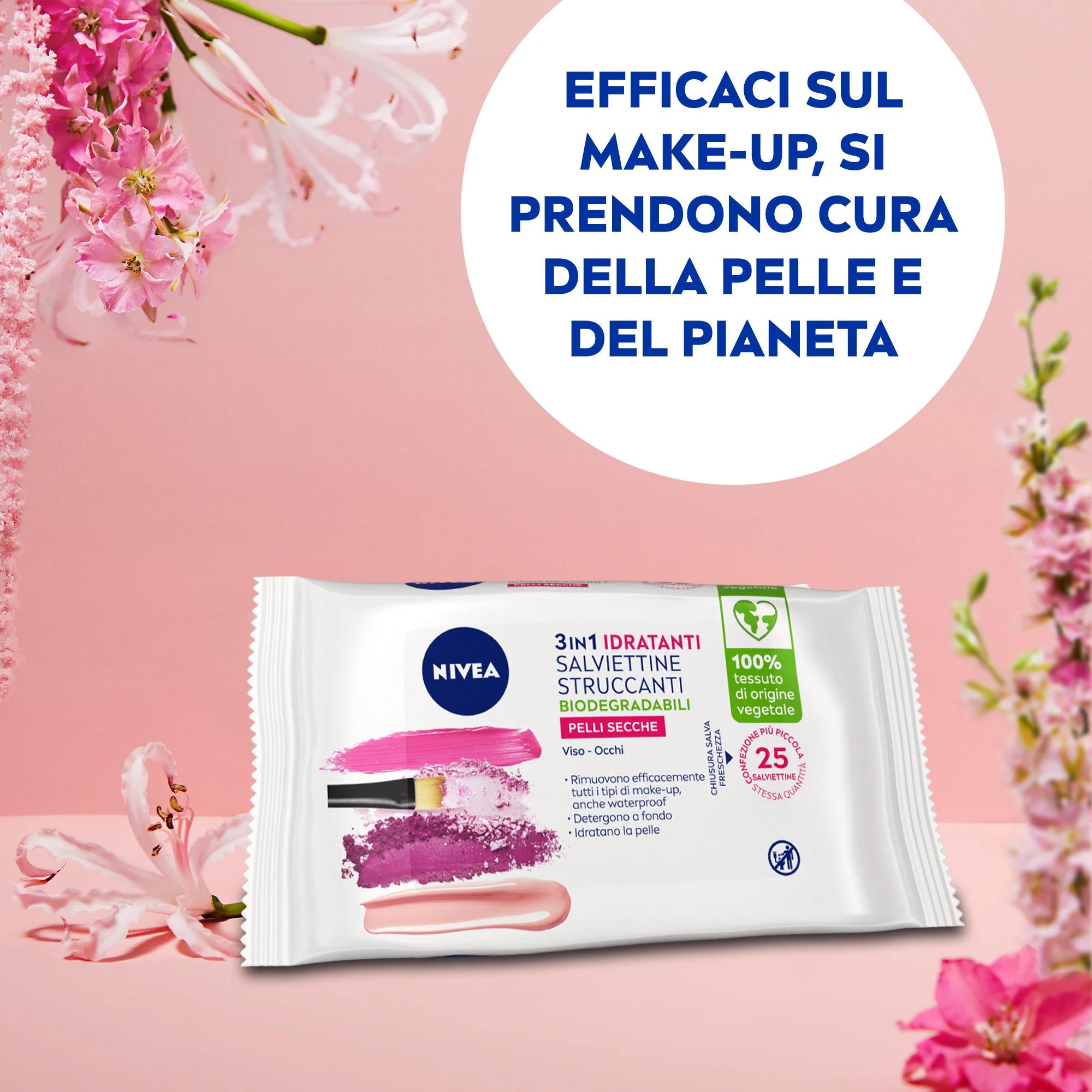 NIVEA Nivea meigieemalduslapid kuivale ja tundlikule nahale