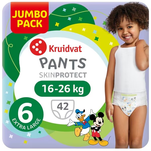 Kruidvat Velikost 6 Extra Large plenice Jumbo Pack<br>Velikost 6 (16-26 kg), 42 kosov