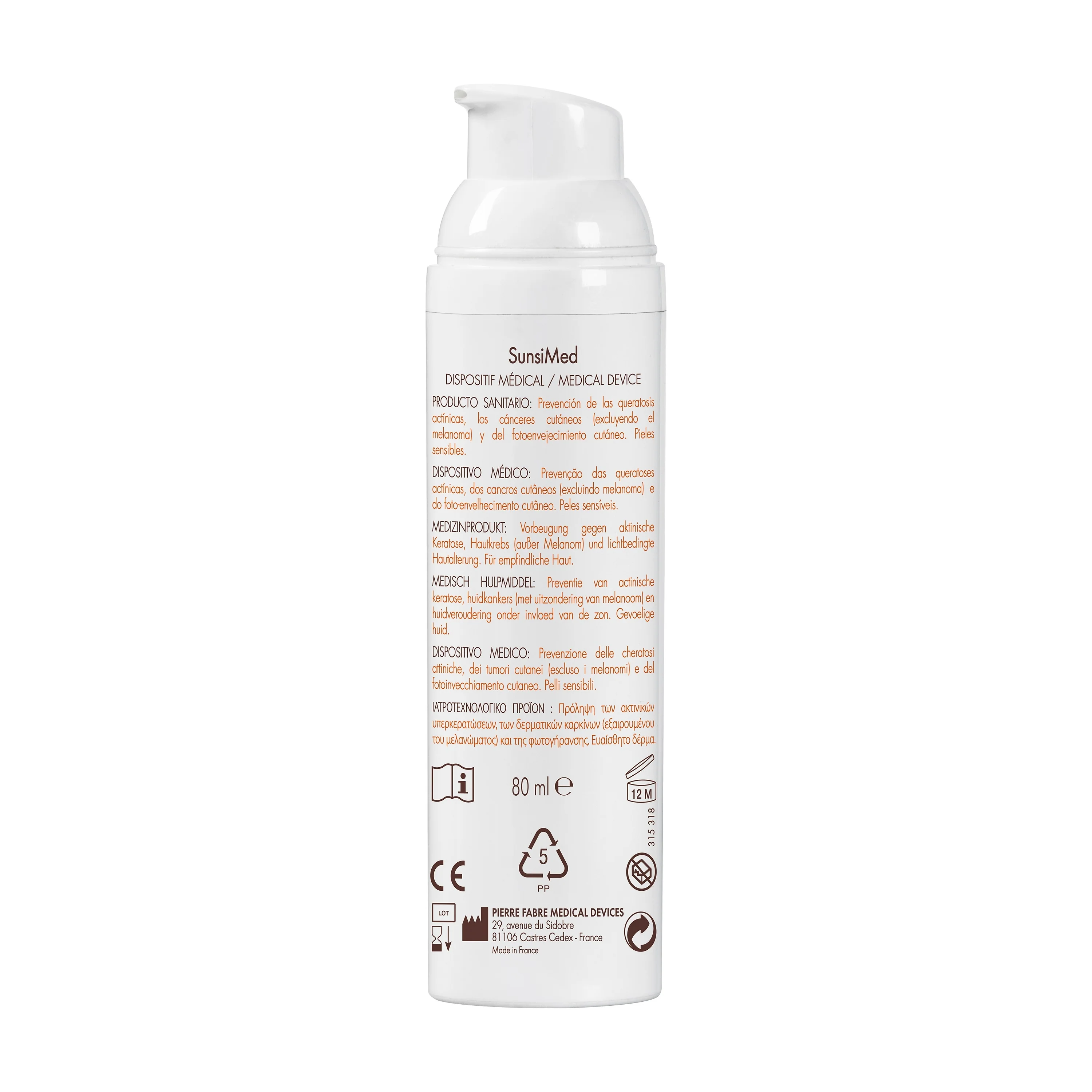 Suncare SunsiMed Dispositivo Medico - Solare viso alta prot.