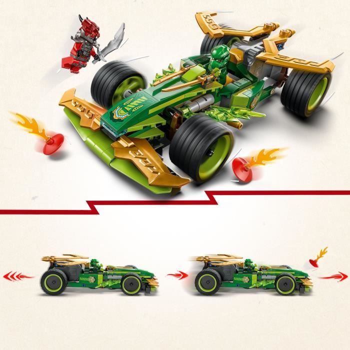 LEGO NINJAGO 71828 Lloydin vedettävä kilpa-auto - Rakennuslelu