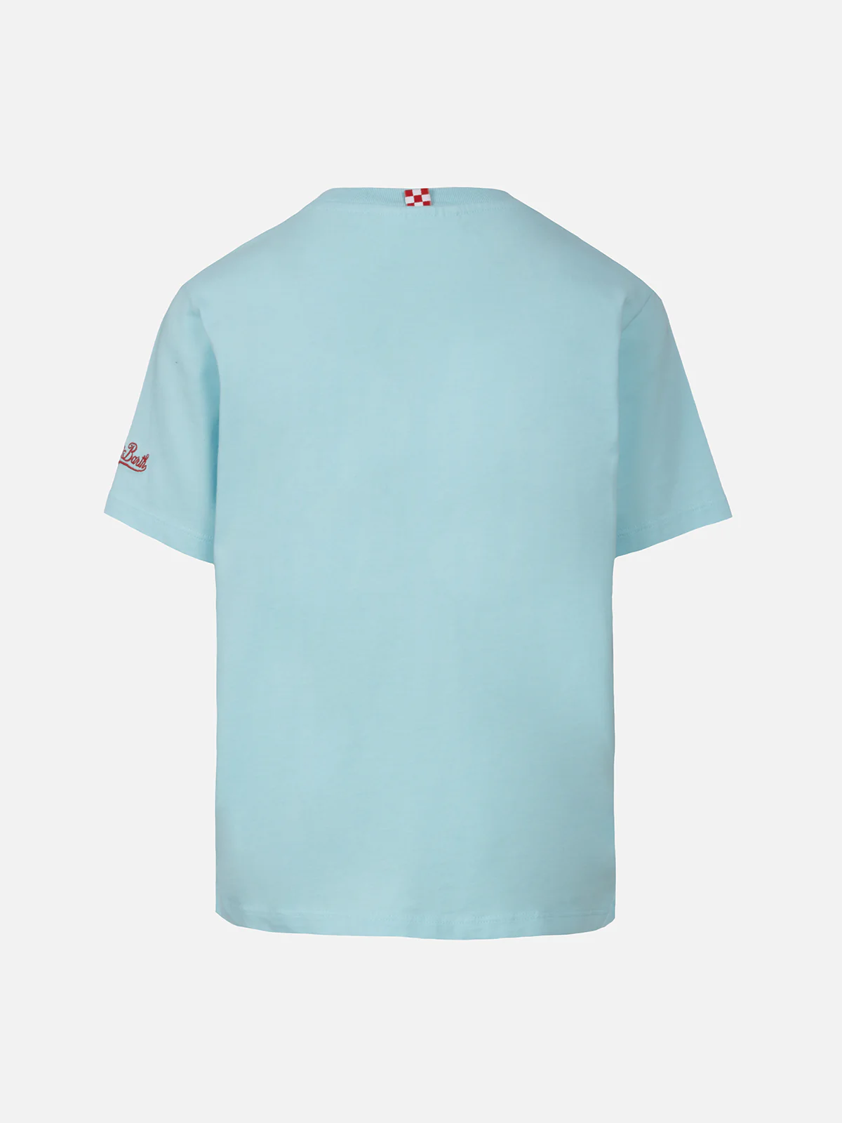 Kinder T-shirt van katoen met Snoopy-print en St. Barth-borduurwerk.