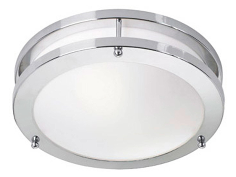 Plafon Taby LED metalowy srebrny