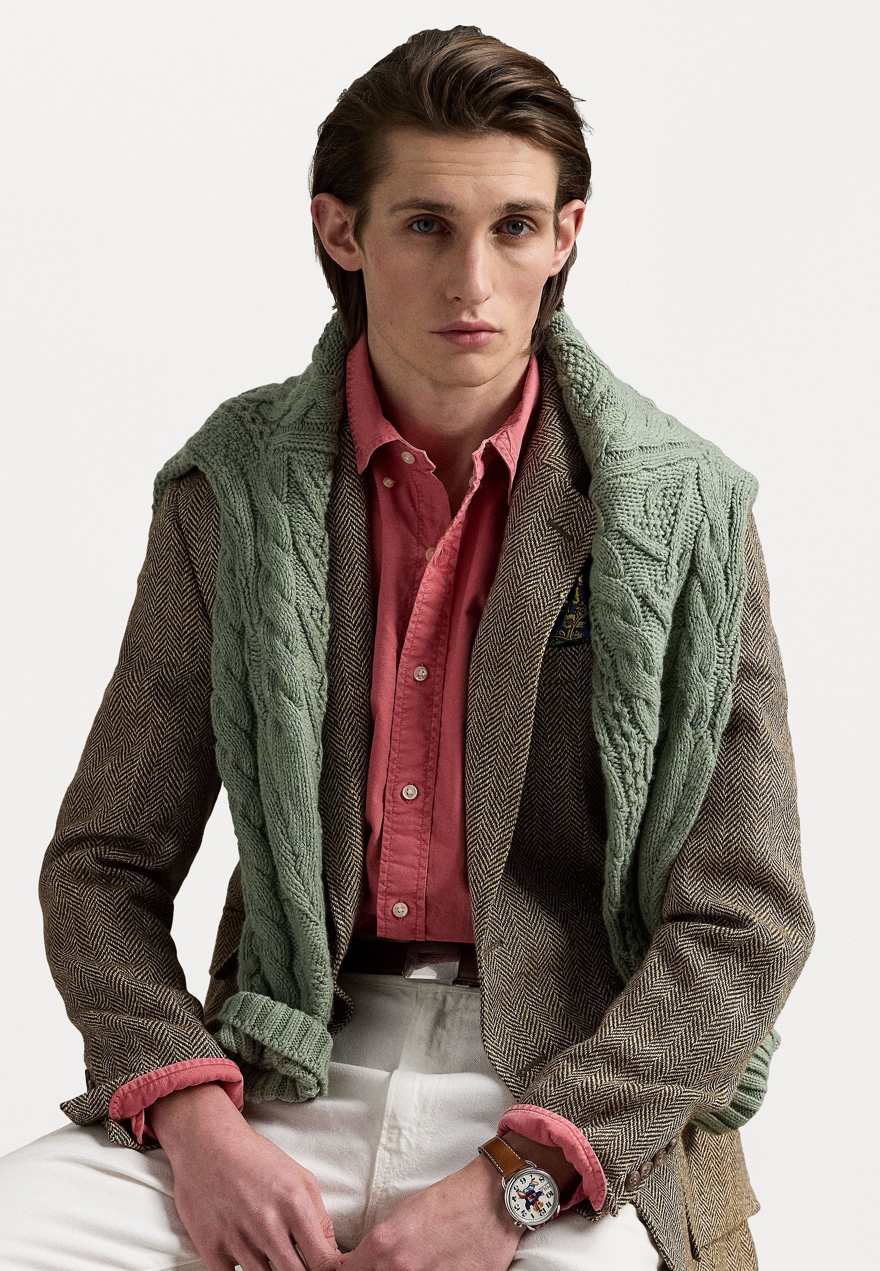 Polo Ralph Lauren Slim Fit Geverfd Oxford Shirt - Shirt - adirondack berry