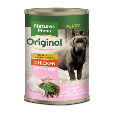 Natures Menu Original en conserve : Poulet pour chiots à la dinde