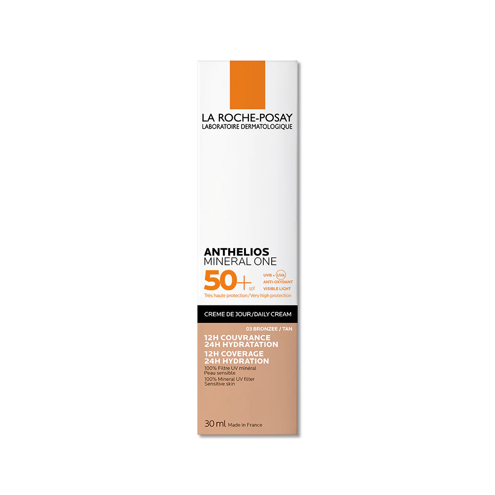 Anthelios Crema viso Fondotinta SPF50+ filtro 100% minerale - Fondotinta crema, Solare viso alta prot.