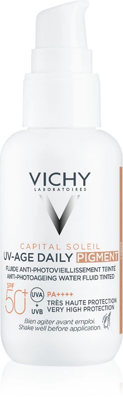 „Vichy Capital Soleil Daily SPF50+“ apsauginis tonuotas veido fluidas su SPF 50+