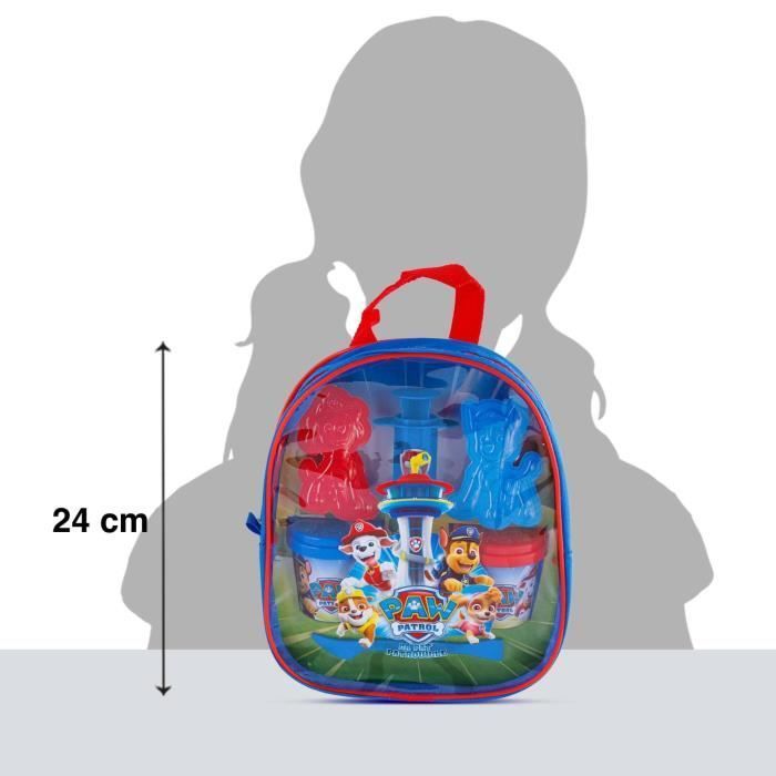 Paw Patrol backpack filled with modeling clay and accessories - Creative Hobbies - Canal Toys