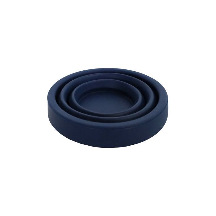 Faltbecher 75 ml, Mitternachtsblau – Teller – Glas | Azimut Outdoor-Camping- und Biwakausrüstung