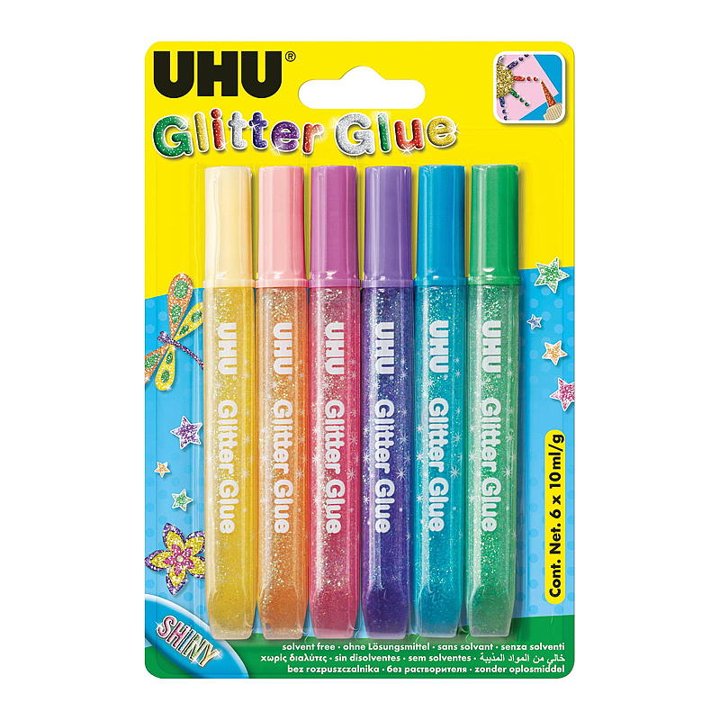 UHU Glitterlijm 6-pack UHU