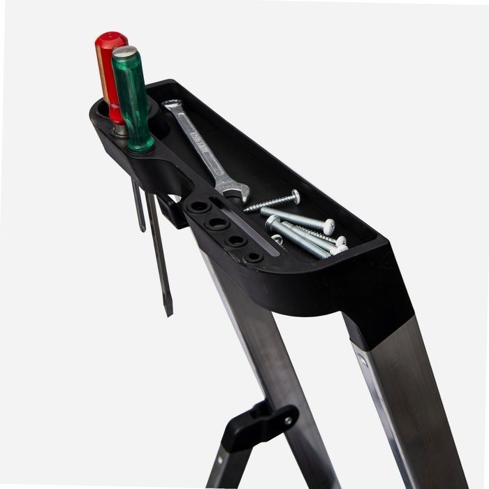 4-step stepladder with work platform - WERKA PRO