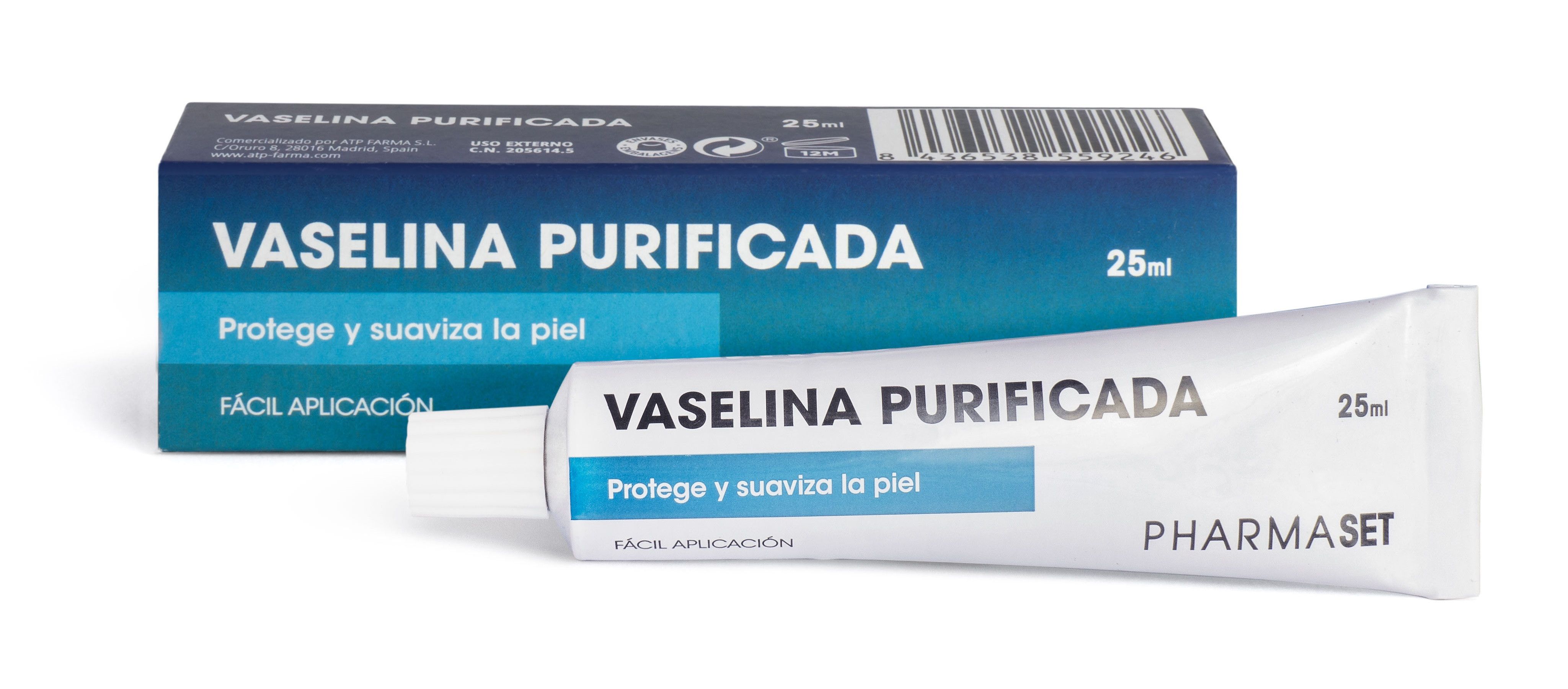 Attīrīta vazelīna tūbiņa Parafarmaceitiskās procedūras