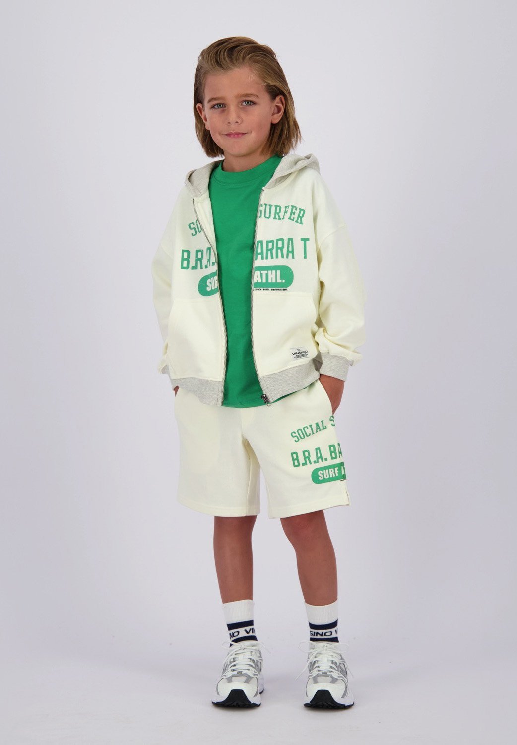 Vingino OVERSIZED - Tricou cu imprimeu - verde cactus