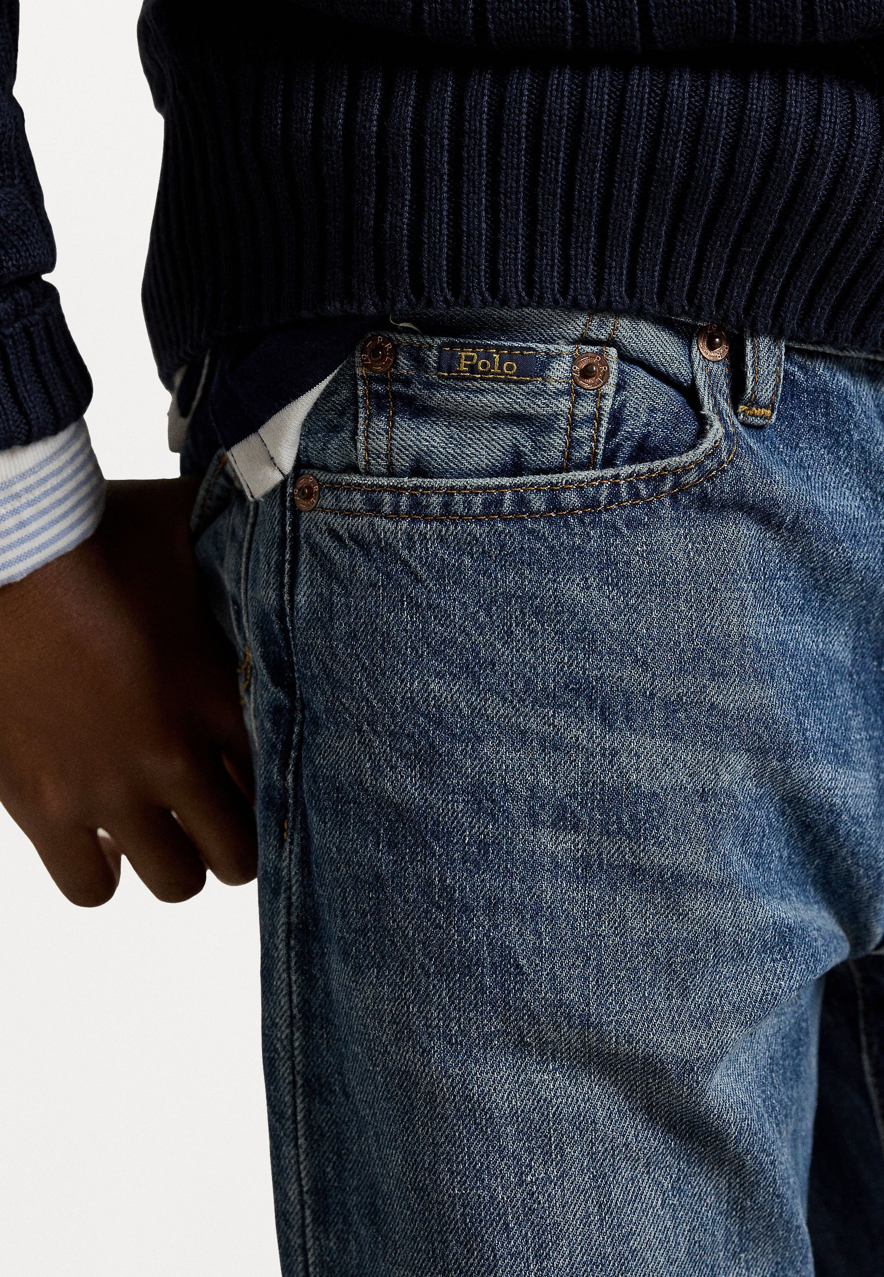 Jeans Polo Ralph Lauren LYNWOOD in cotone a vestibilità comoda - Jeans dalla vestibilità rilassata - Pierson Indigo