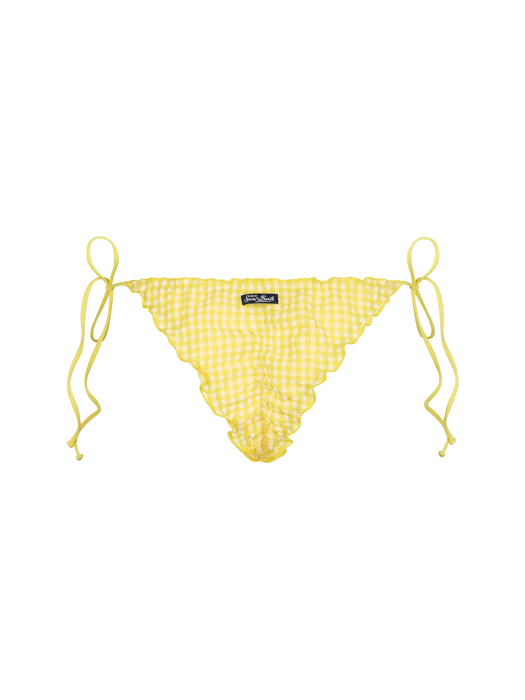 Casual seersucker zwembroek voor dames in Miami-stijl