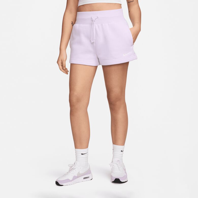 Pantaloncini a vita alta in pile Phoenix di Sportswear