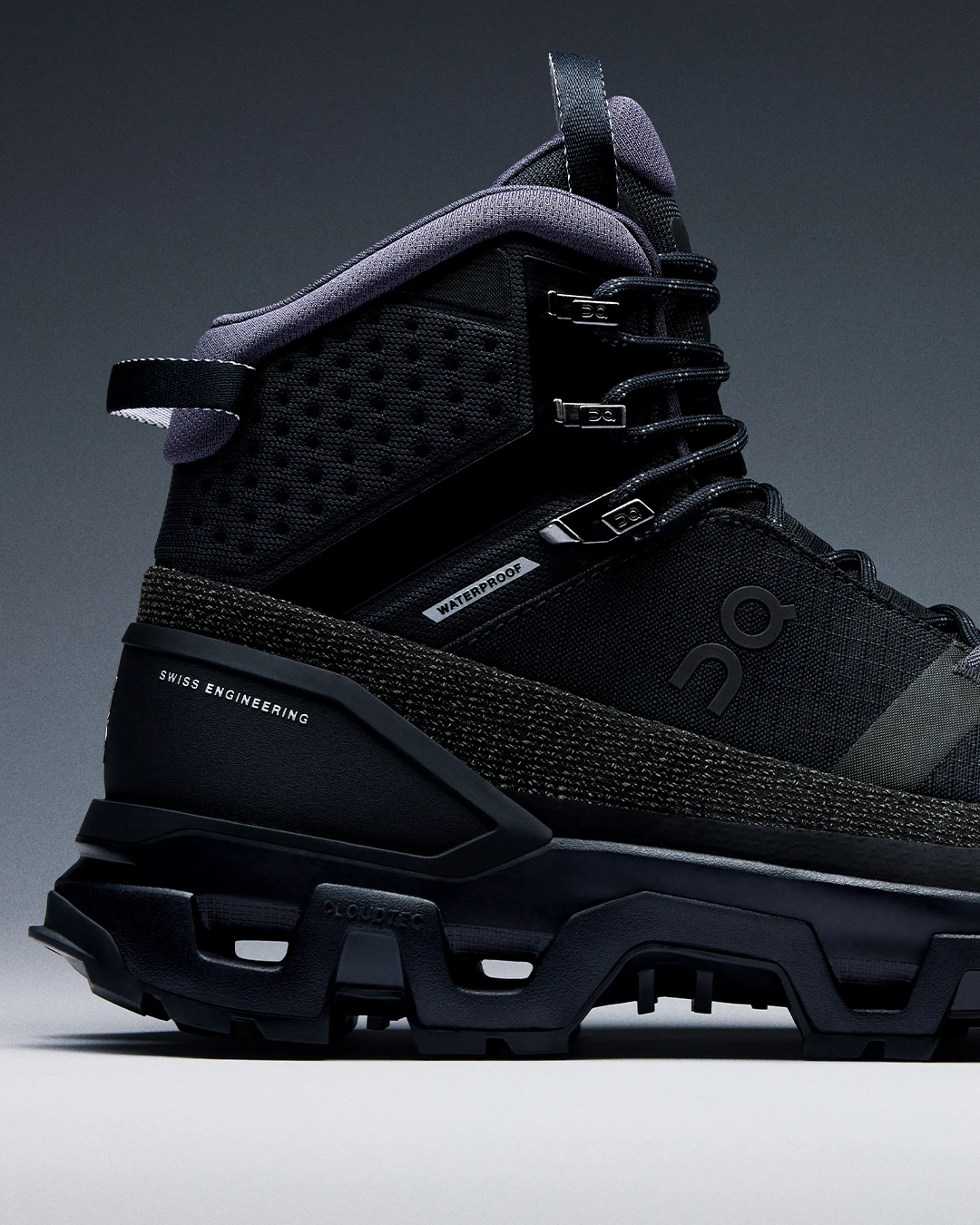 On Tênis feminino Cloudrock Trek WP Preto | Preto