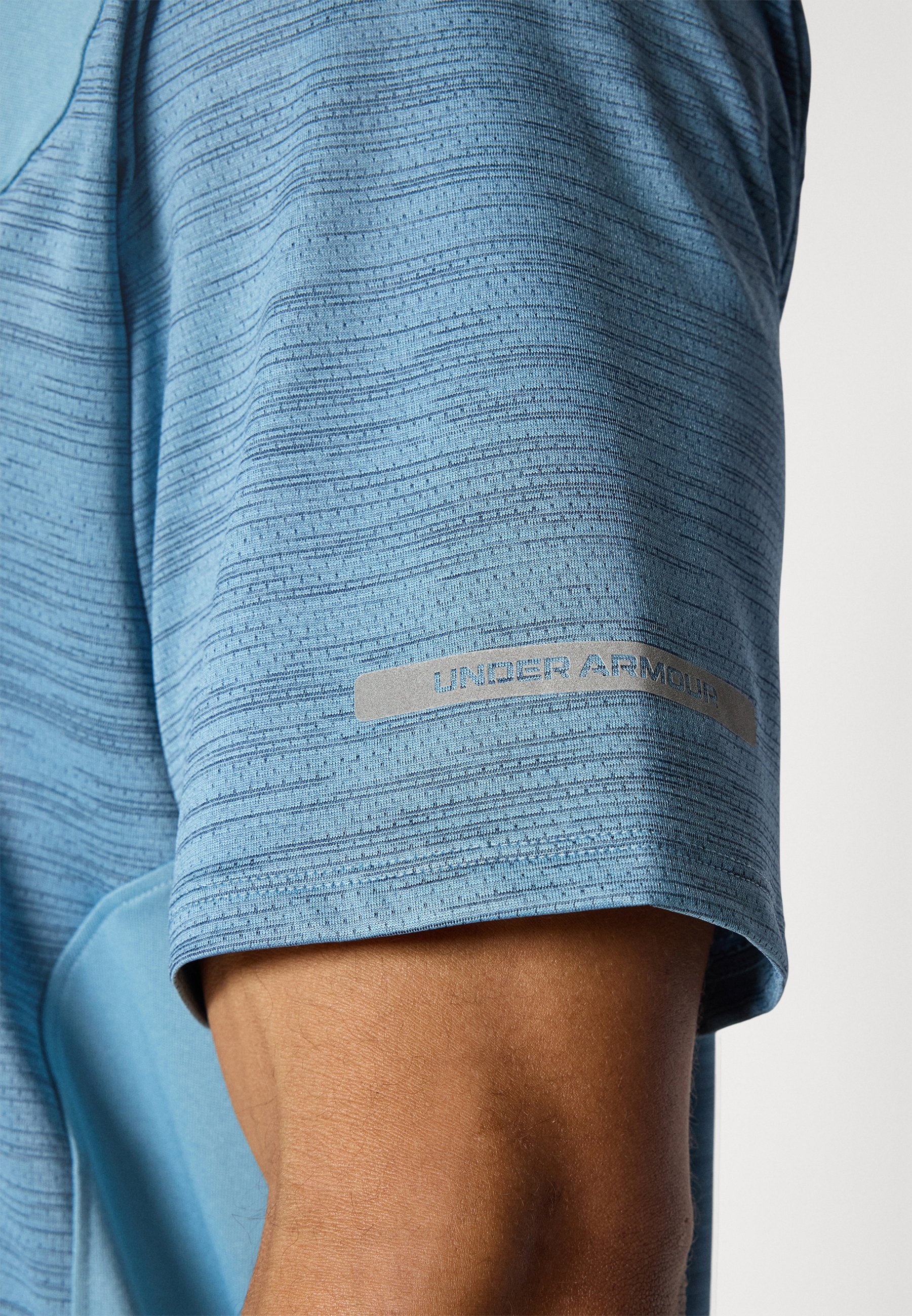 Under Armour UTILITY - T-shirt sportiva - blu navy lavato/blu fumo/nero