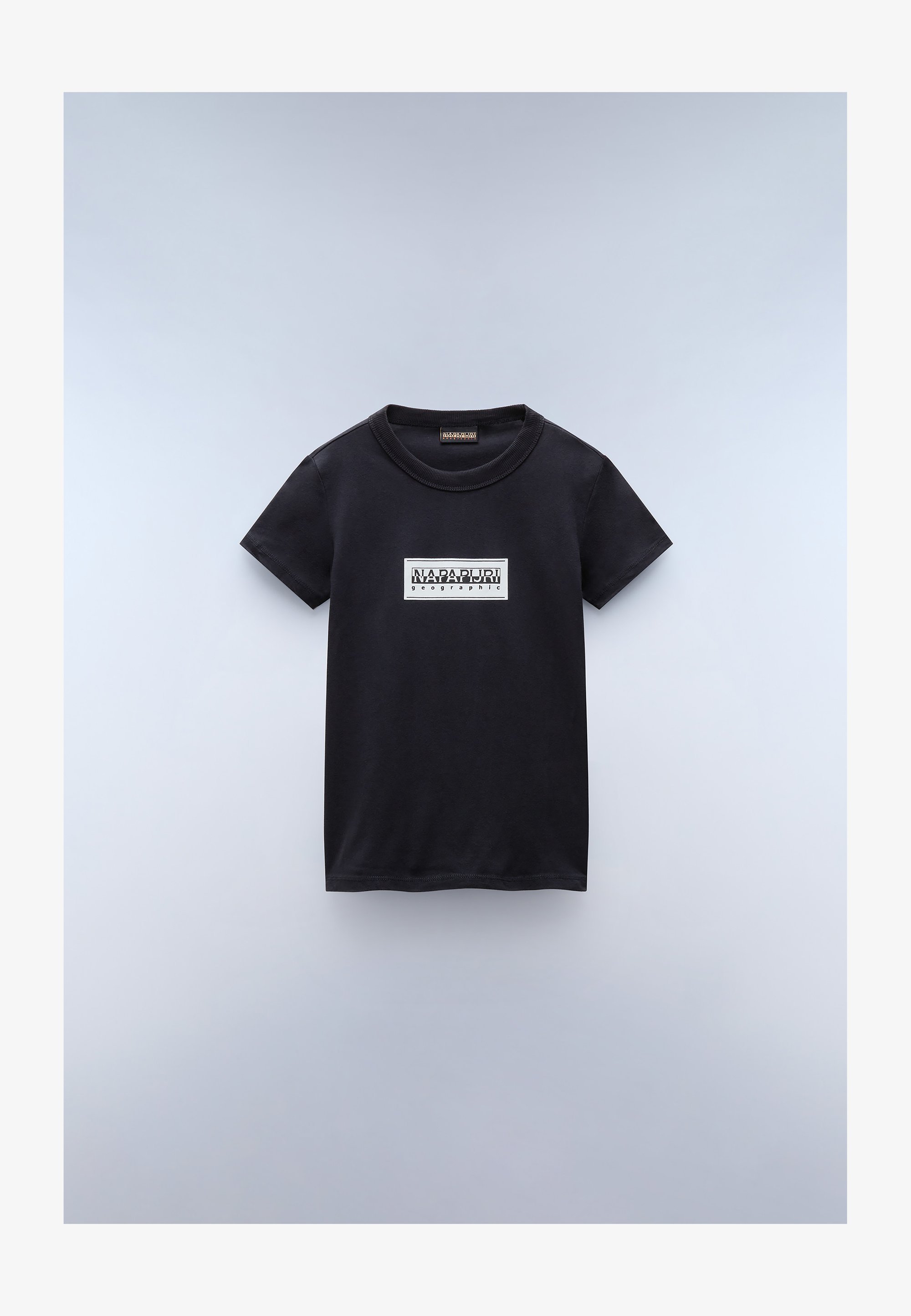 Napapijri CHAMOIS UNISEX - T-shirt imprimé - noir