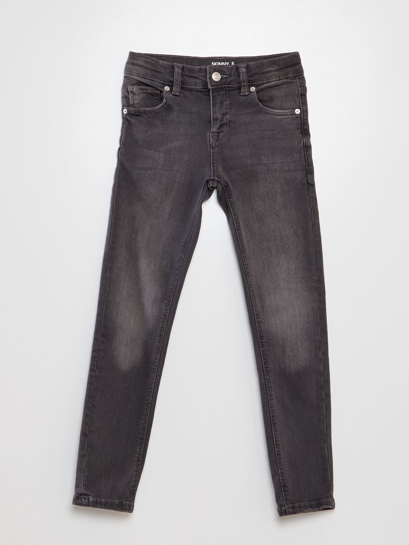 Calça jeans skinny - CINZA