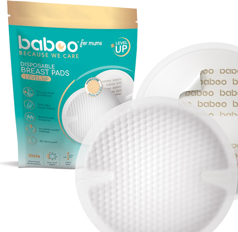 Absorventes descartáveis para seios Baboo