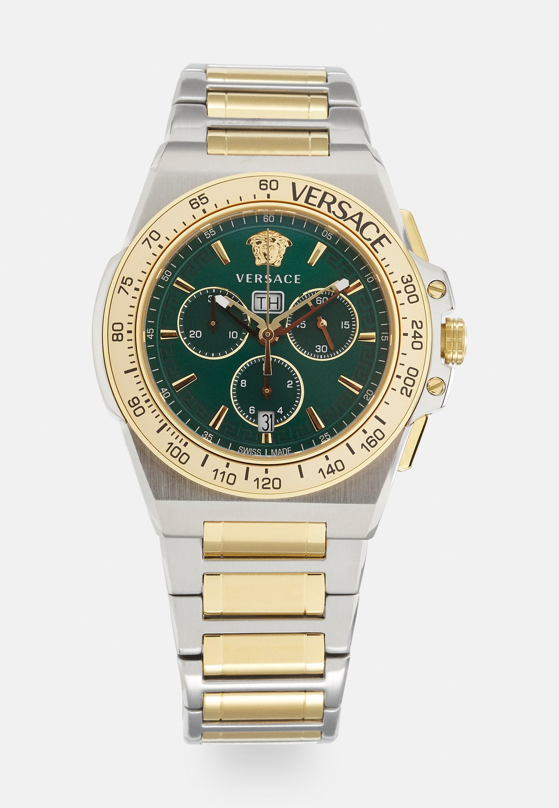 Versace GRECA RACT.CHR (WC-7H) - Chronograafhorloge - tweekleurig/groen