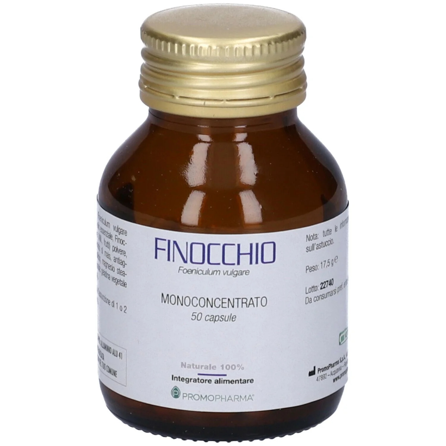 PROMOPHARMA Venkelmonoconcentraat 50 capsules Spijsverteringsbevorderend effect