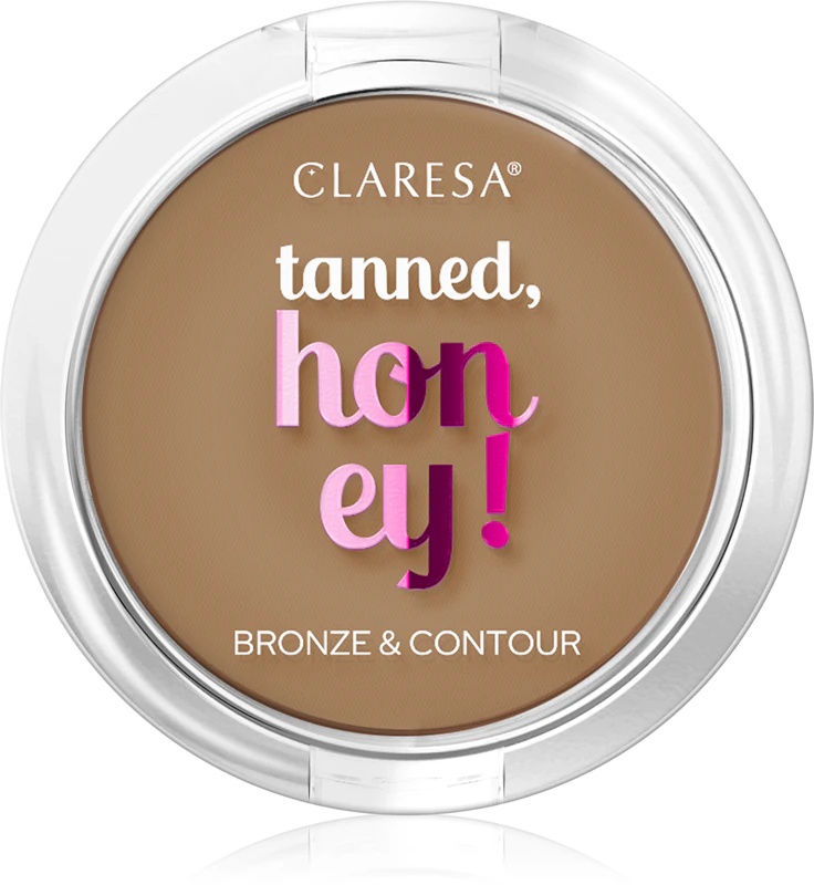 Bronzer in konturni puder Claresa Tanned, Honey!