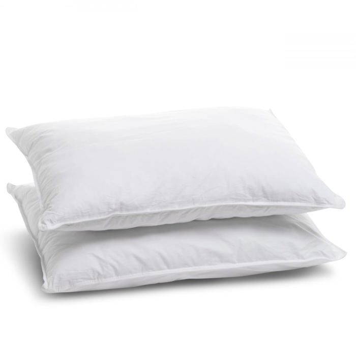 Set di 2 cuscini in memory foam assortiti, antiacaro, 50x70 cm - Comfort regolabile - Schiuma e barre in poliestere - BLU CALIN