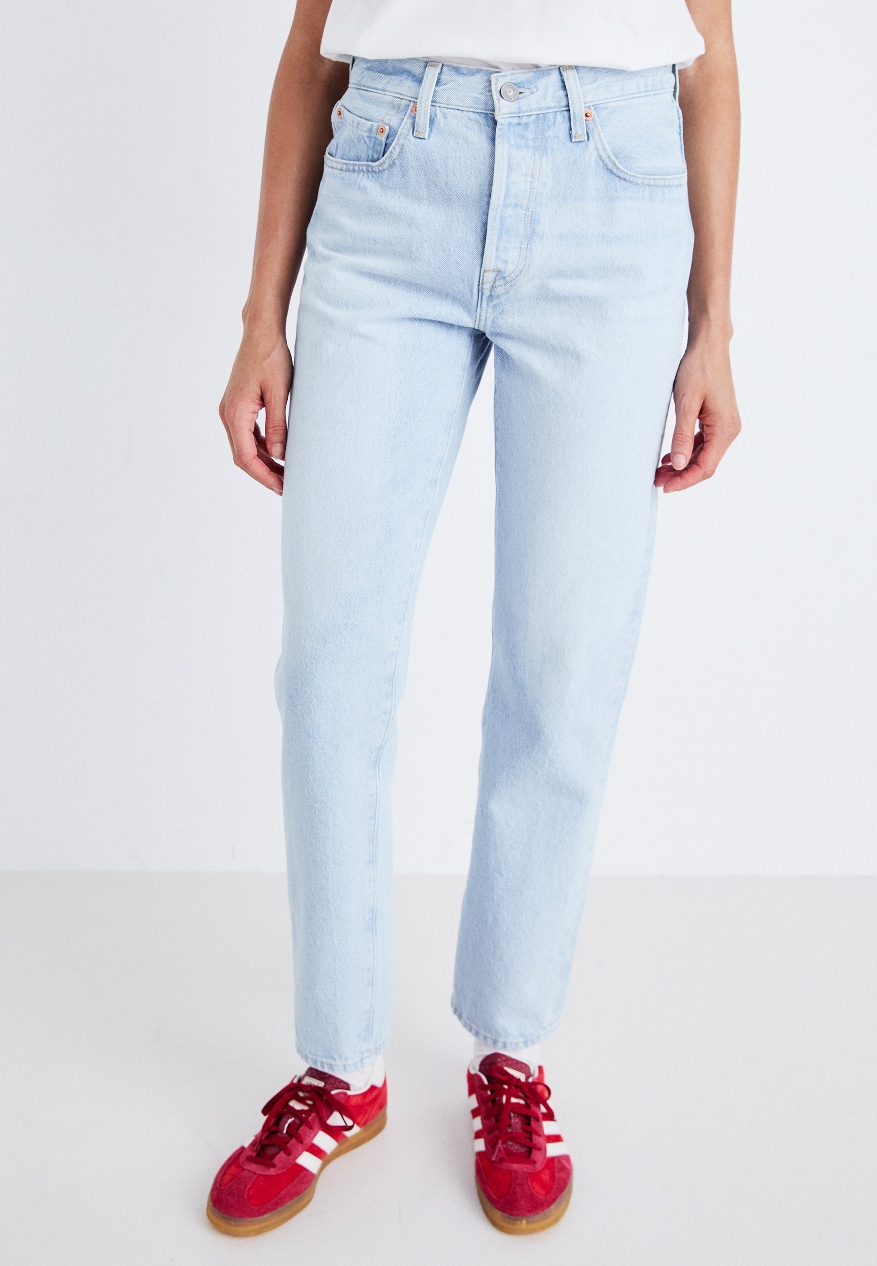 Levi's® jeans met rechte pijpen - lichtblauwe denim